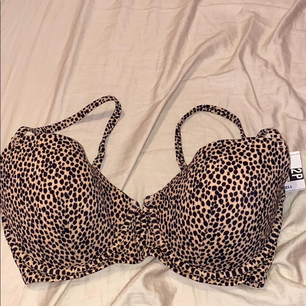 LEOPARD BIKINI TOP